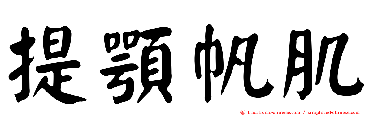提顎帆肌