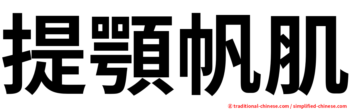提顎帆肌