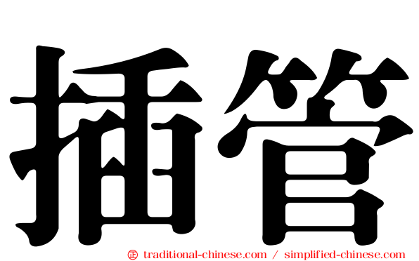 插管