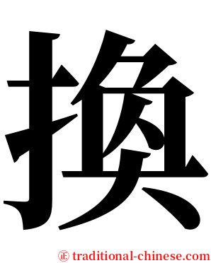 換 serif font