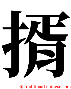 揟 serif font
