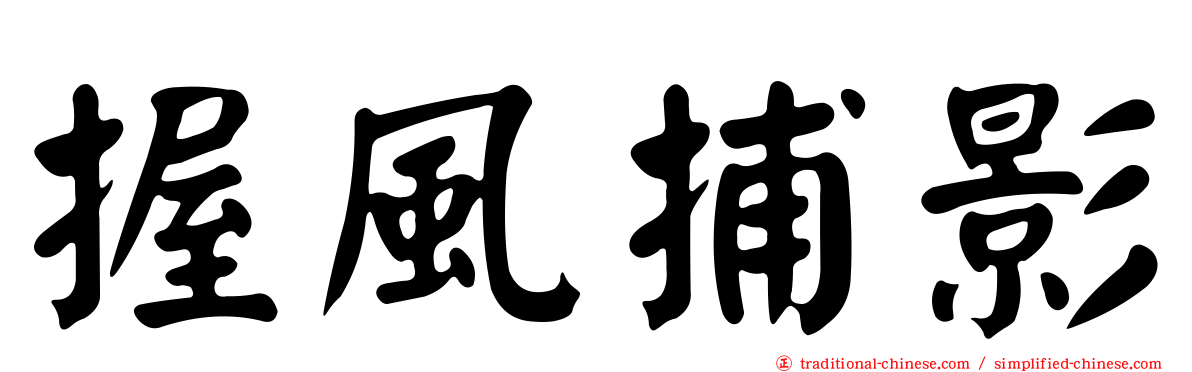 握風捕影