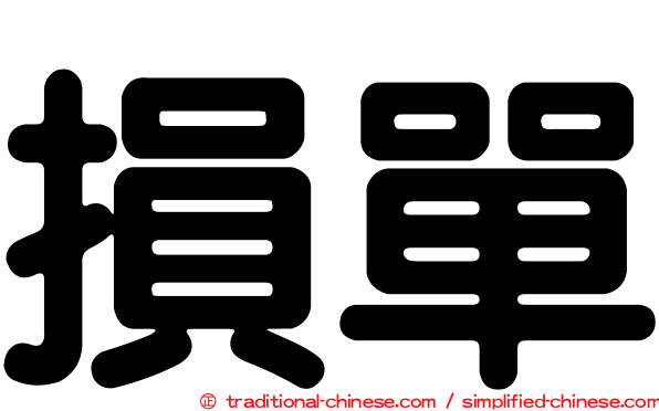 損單