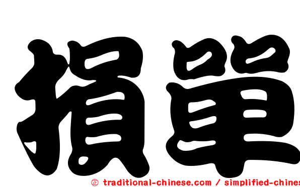 損單