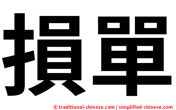 損單