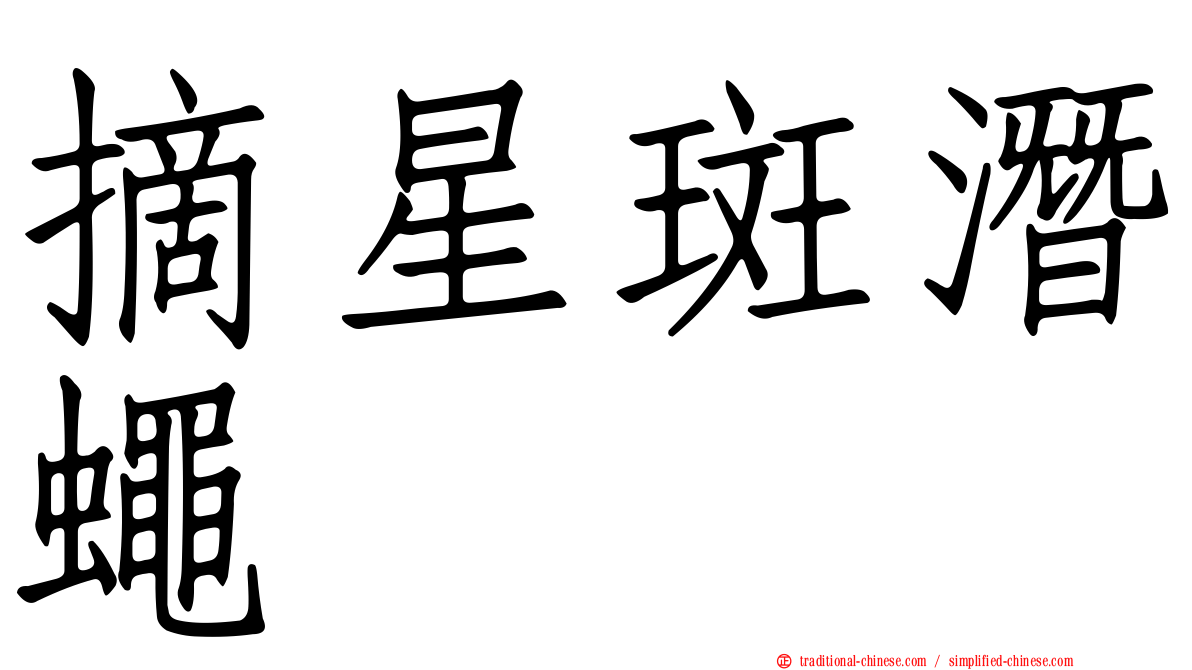摘星斑潛蠅
