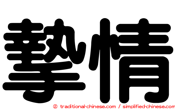 摯情