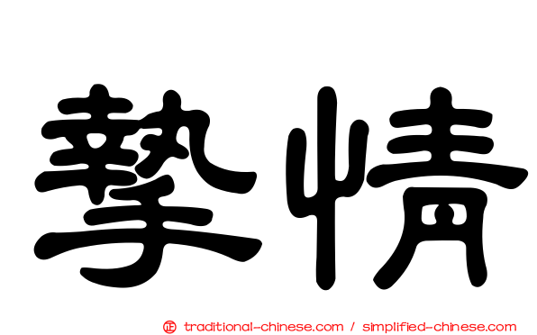 摯情