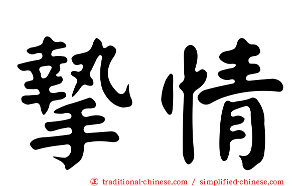 摯情