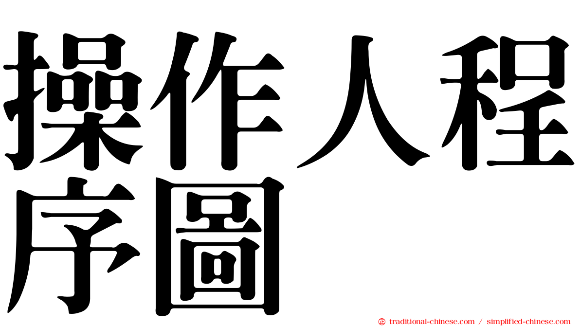 操作人程序圖
