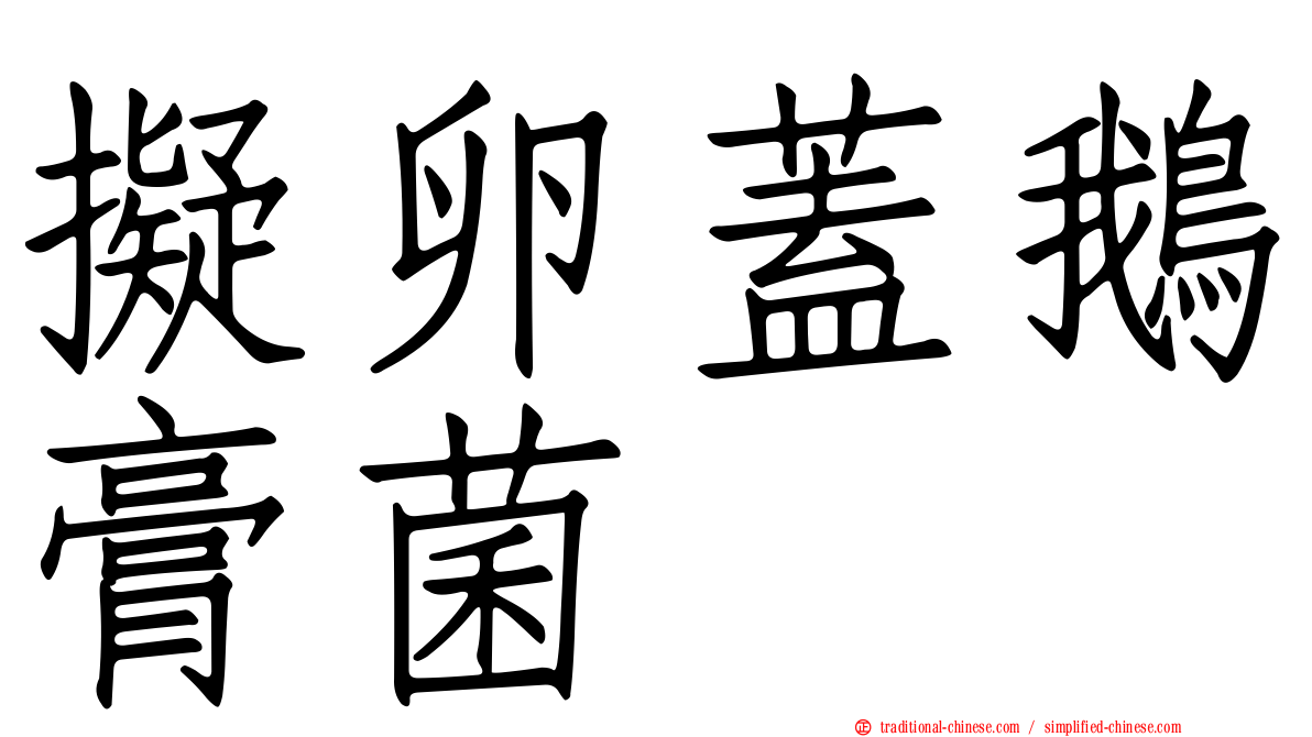 擬卵蓋鵝膏菌