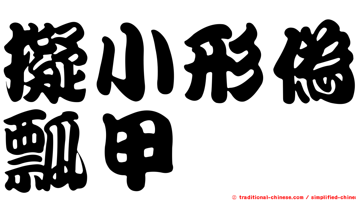 擬小形偽瓢甲
