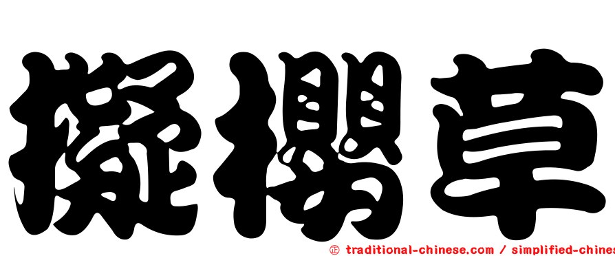擬櫻草