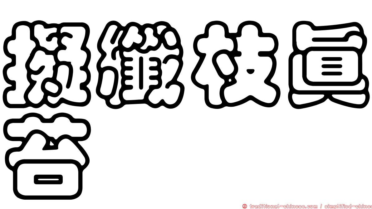 擬纖枝真苔