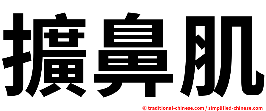 擴鼻肌