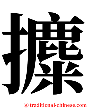 攗 serif font