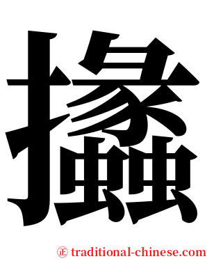 攭 serif font
