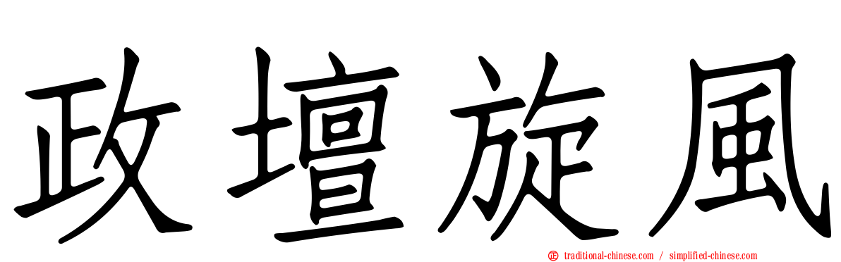 政壇旋風