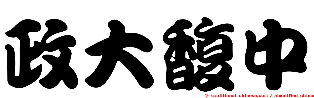 政大馥中