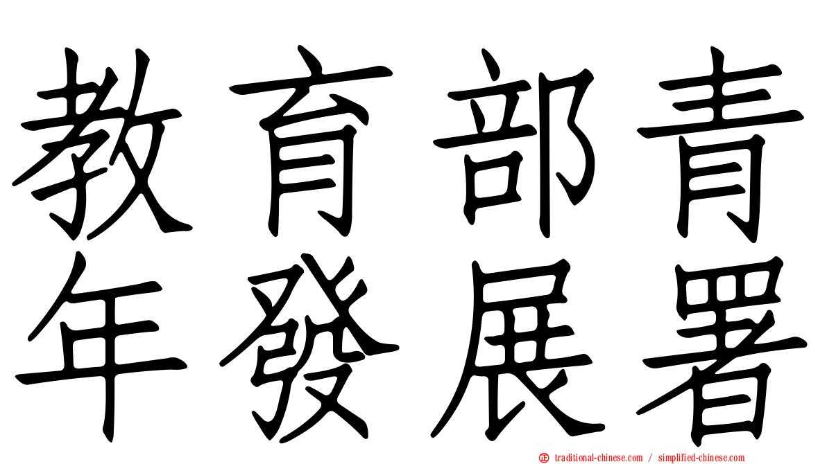 教育部青年發展署