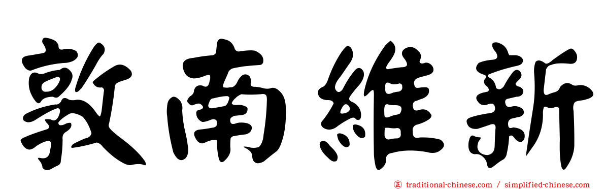 敦南維新