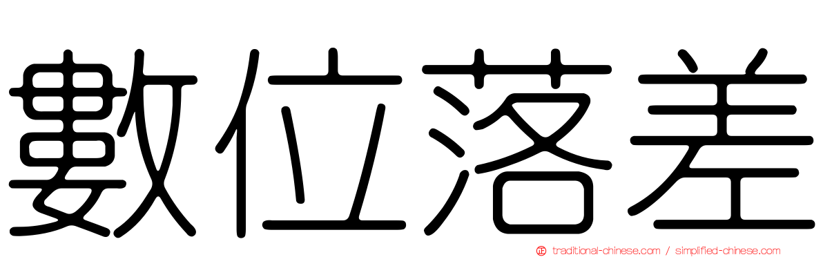 數位落差