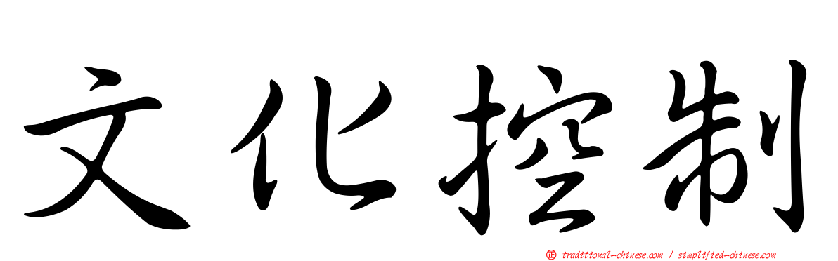 文化控制