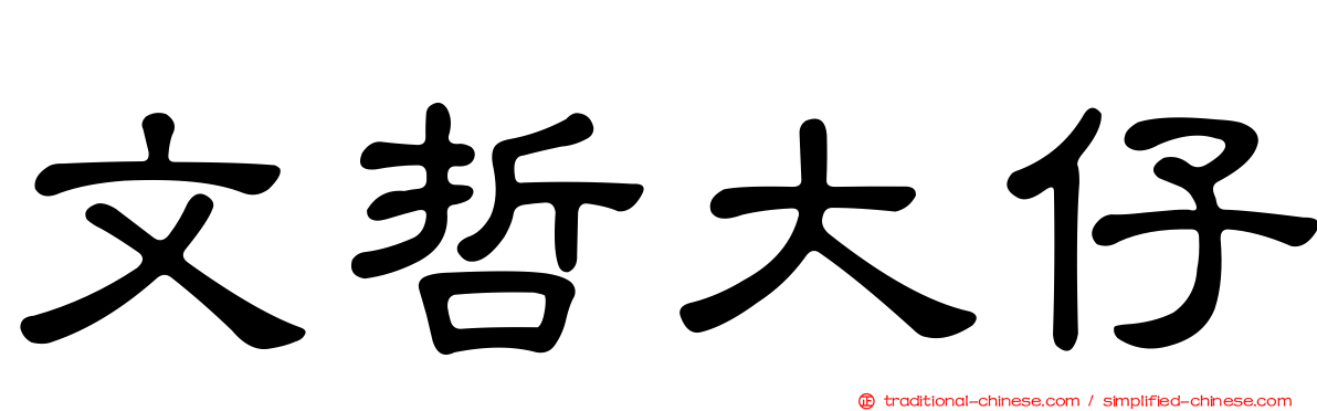 文哲大仔