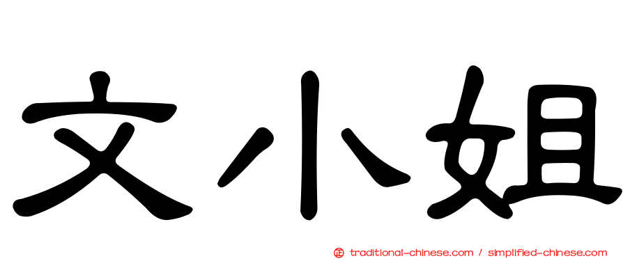 文小姐