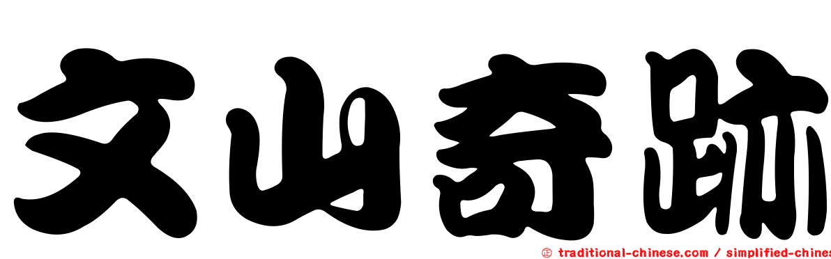 文山奇跡