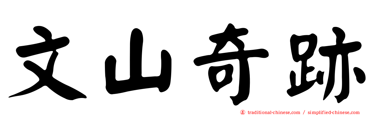 文山奇跡