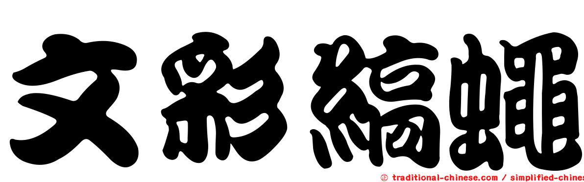 文彩縞蠅