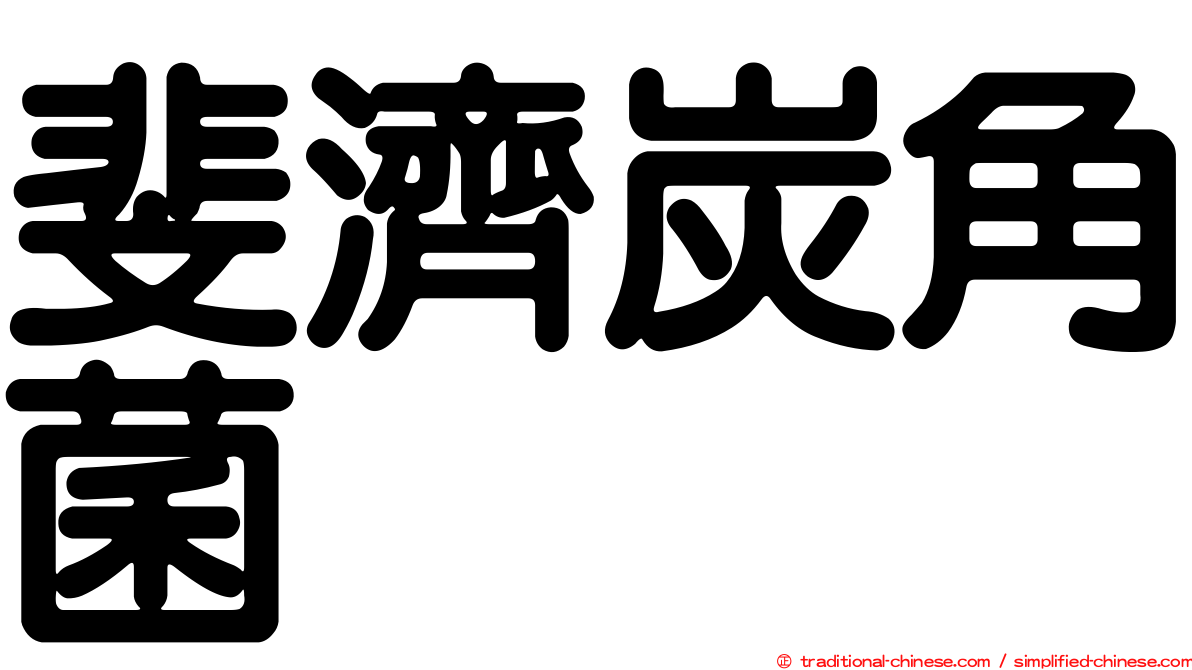 斐濟炭角菌