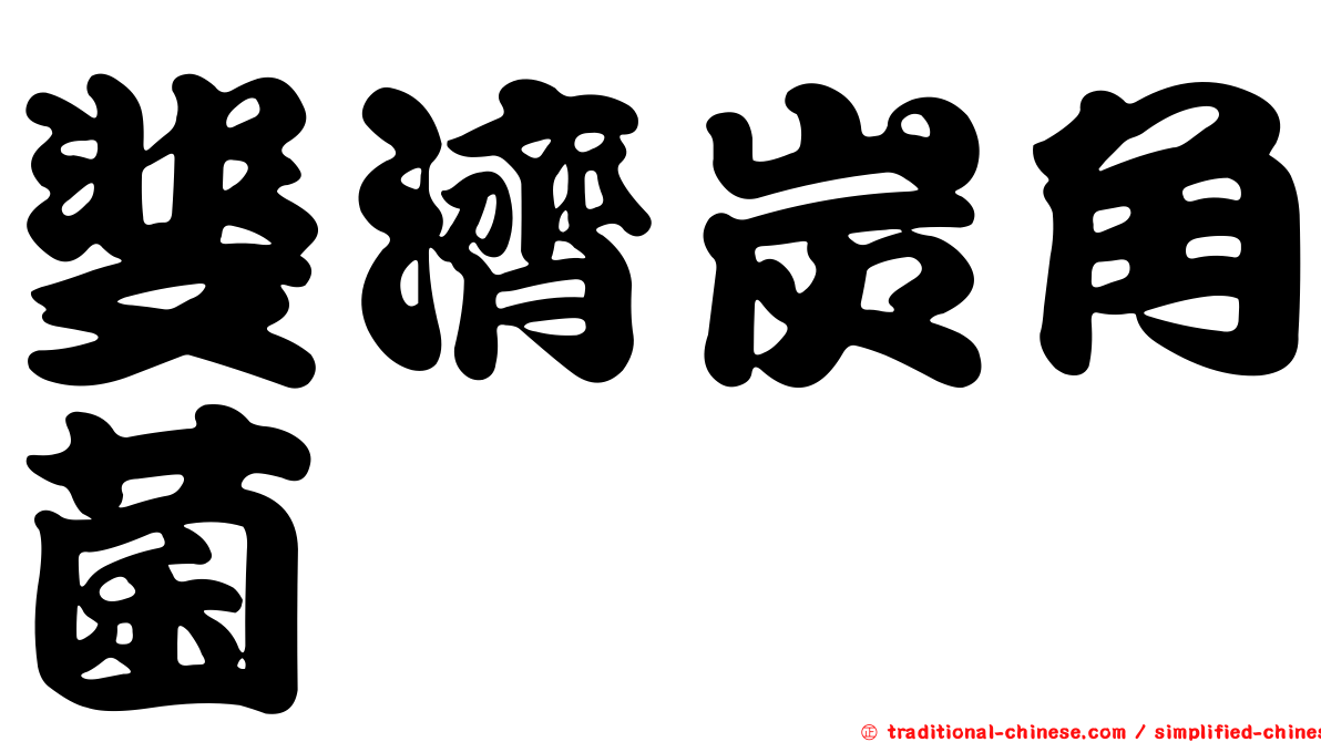 斐濟炭角菌