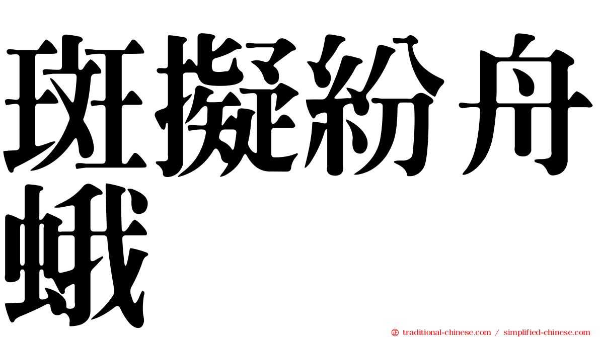 斑擬紛舟蛾