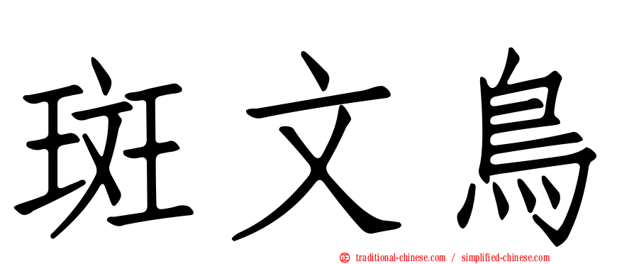 斑文鳥