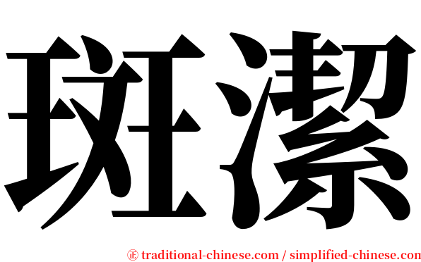 斑潔 serif font