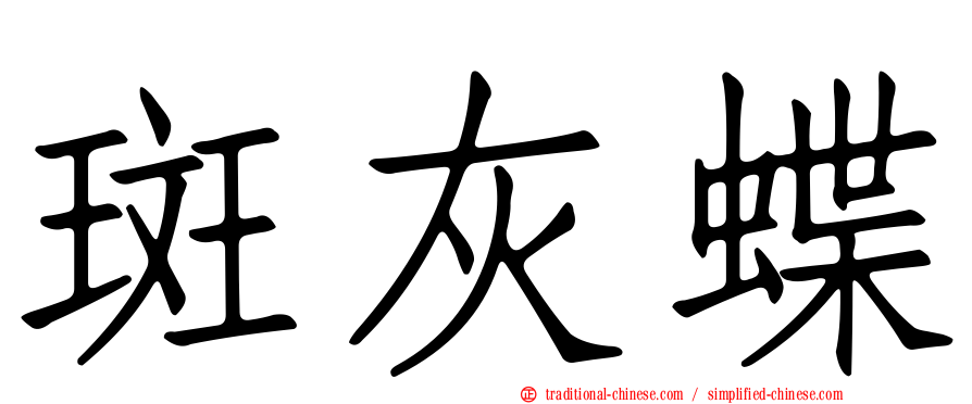 斑灰蝶