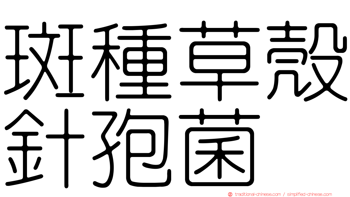 斑種草殼針孢菌