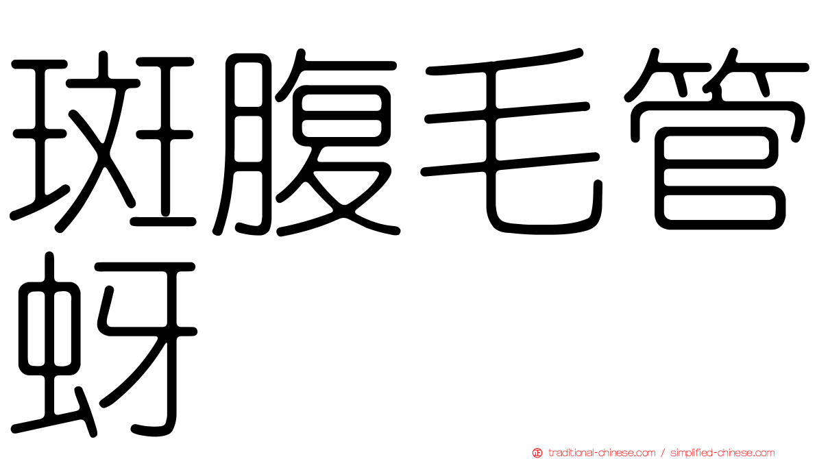 斑腹毛管蚜