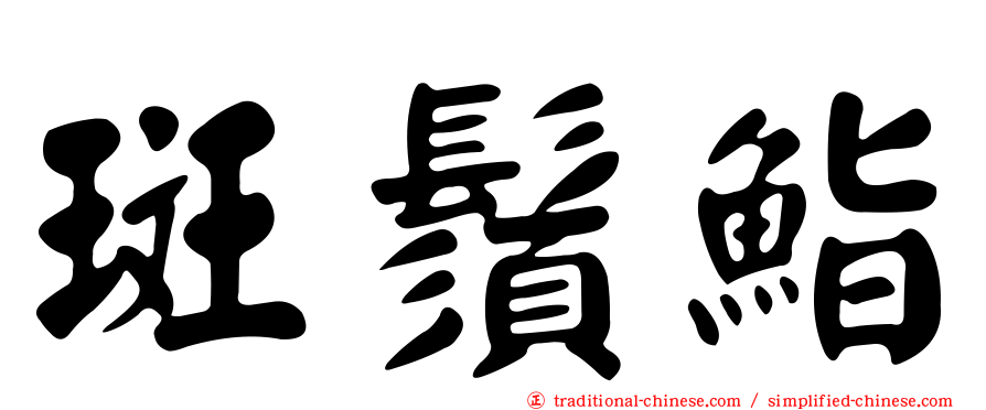 斑鬚鮨