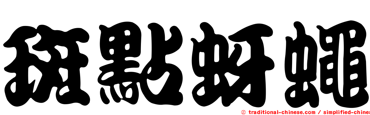 斑點蚜蠅