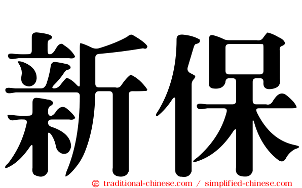 新保