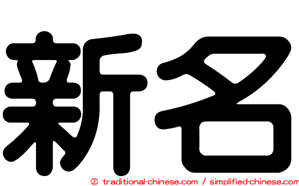新名