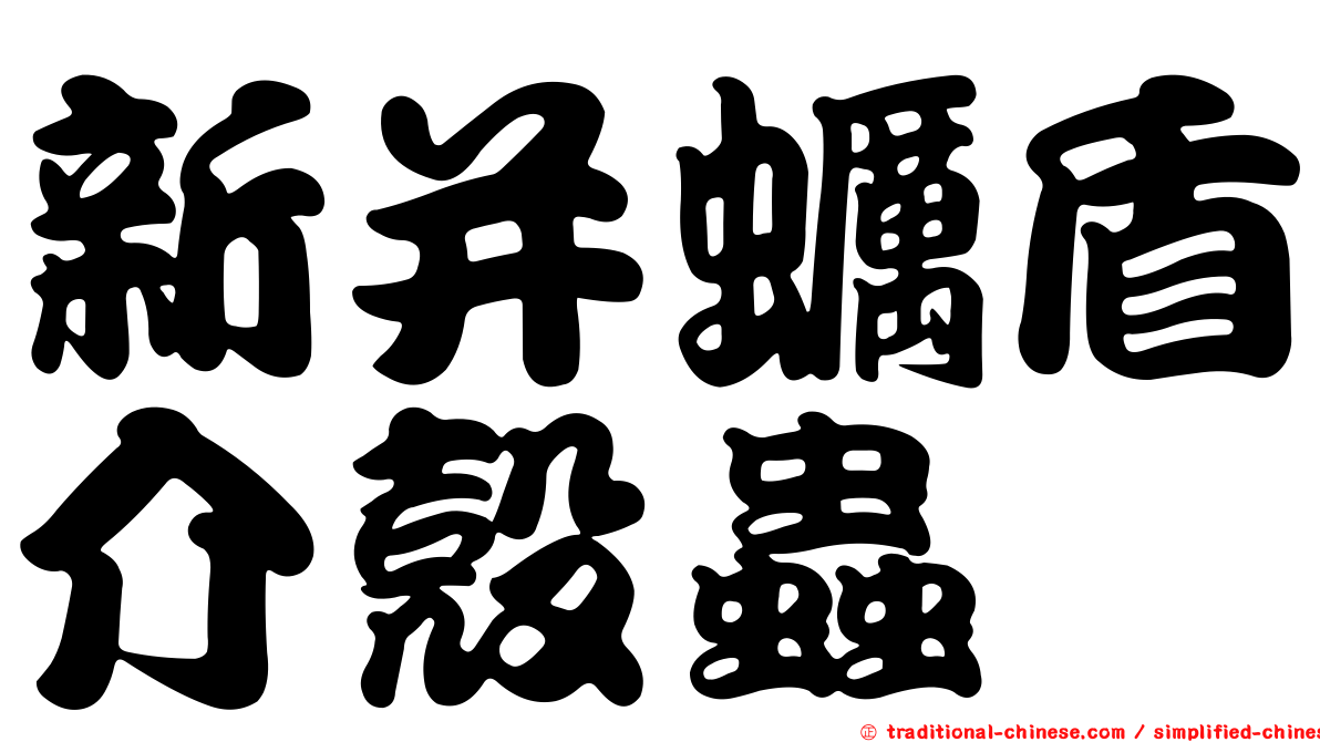 新并蠣盾介殼蟲