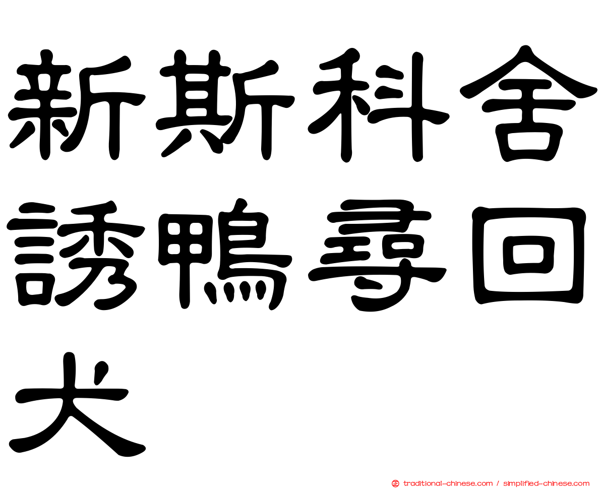 新斯科舍誘鴨尋回犬