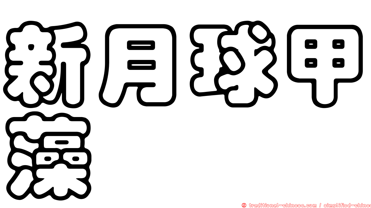 新月球甲藻
