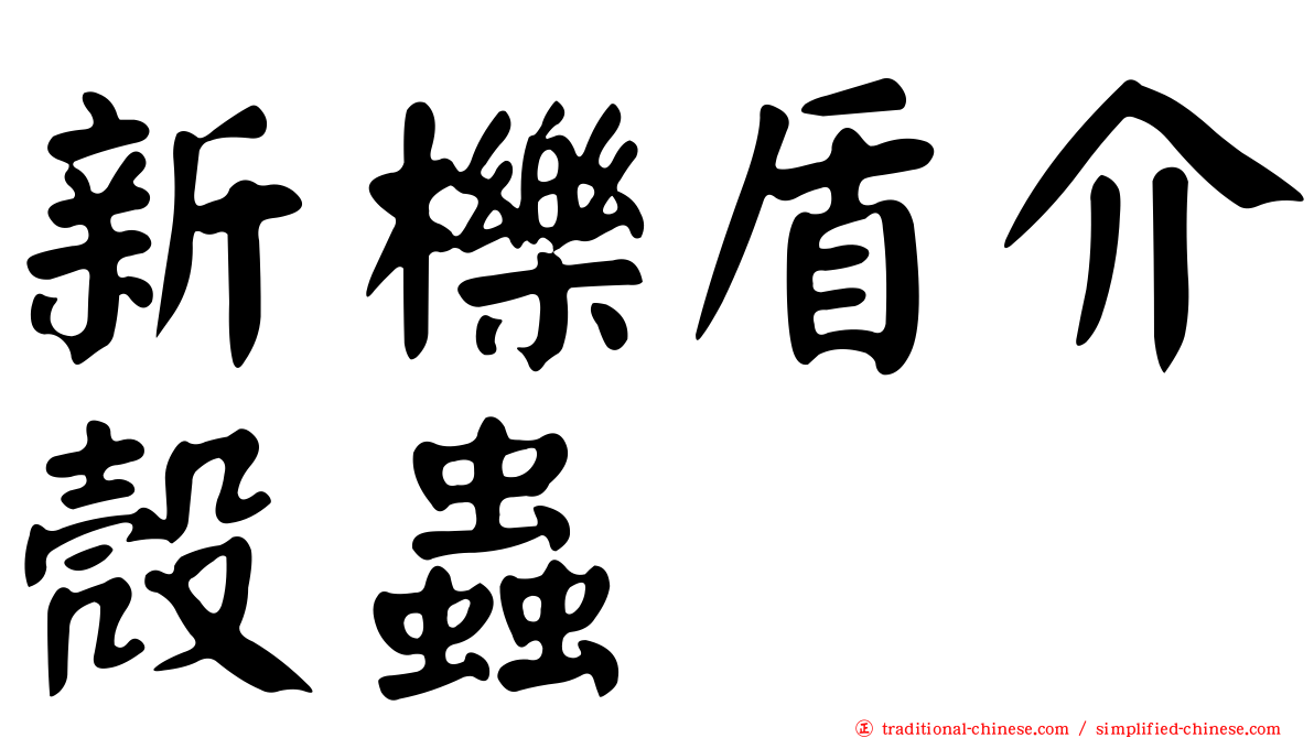 新櫟盾介殼蟲