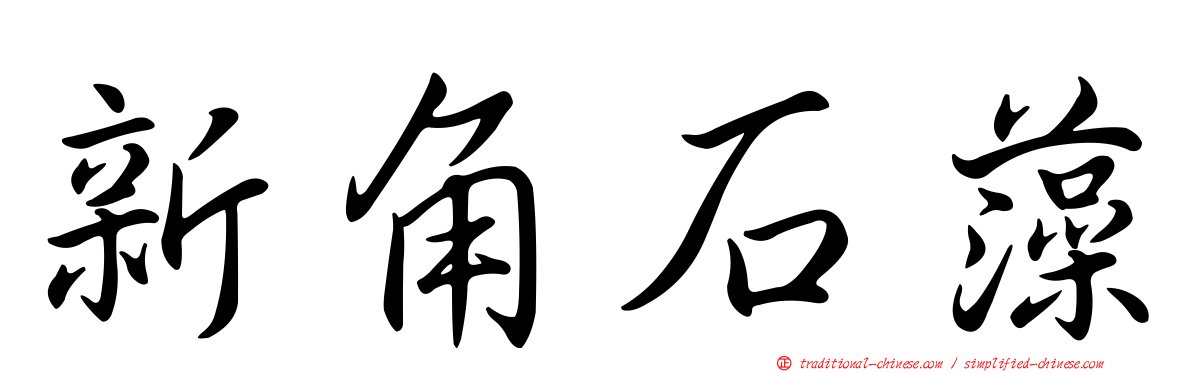 新角石藻