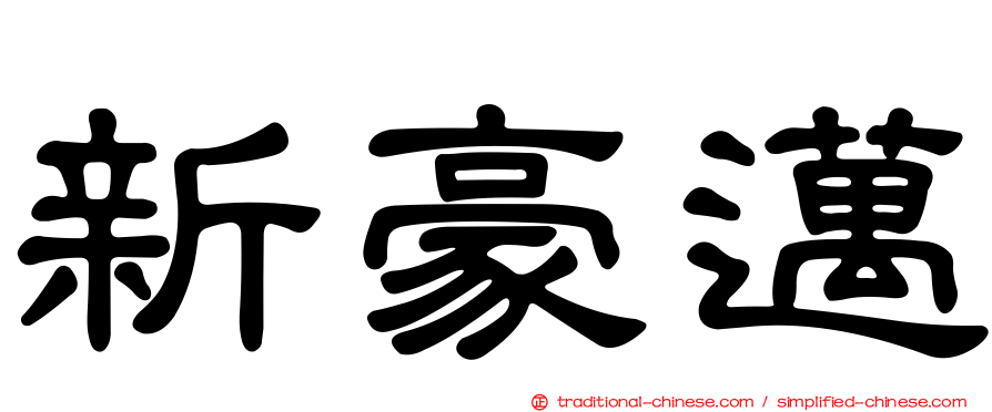 新豪邁